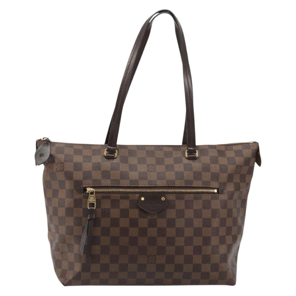 Louis Vuitton Damier Ebene Jena MM Tote Bag Brown